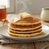 Amerikai palacsinta magyarul: puha, vastag pancake reggelire – tálalva, házias elkészítésben