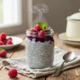 Chia puding reggelire: este bekevered, reggel kész – tálalva, házias elkészítésben