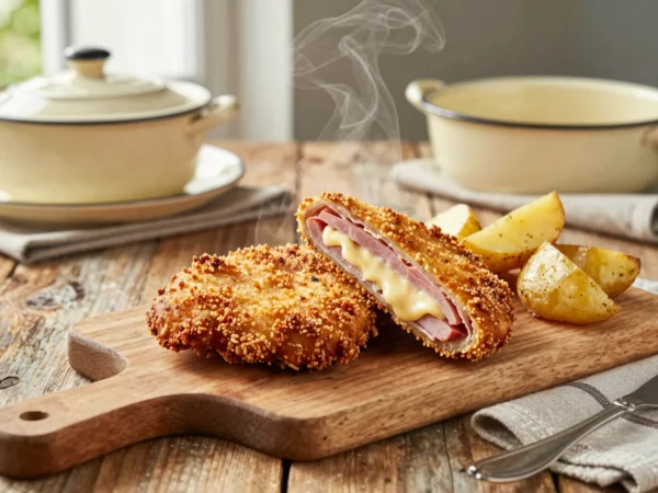 Cordon bleu úgy, hogy a sajt ne folyjon ki sütés közben