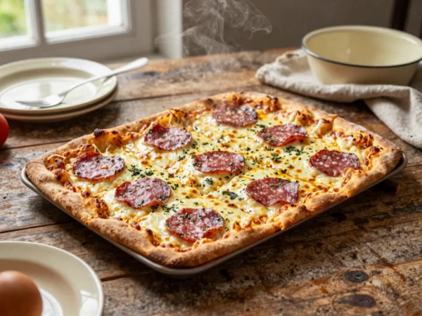 Házi pizzatészta, amitől ropogós lesz a tepsis pizza