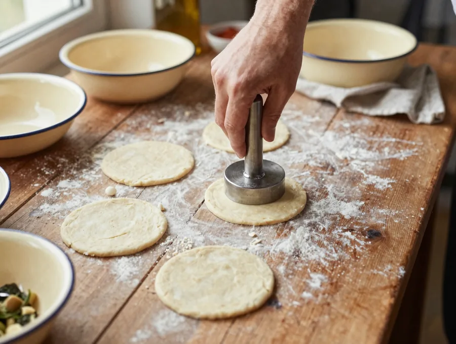 Kolbászos pogácsa, ami a bor mellé is tökéletes elkészítése, 7. lépés