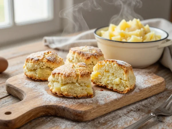 Krumplis pogácsa, a legpuhább recept maradék burgonyából