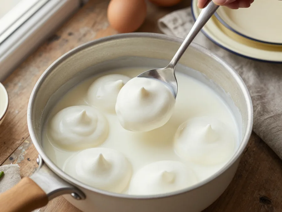 Madártej vaníliás sodóval, hogy ne csomósodjon elkészítése, 4. lépés