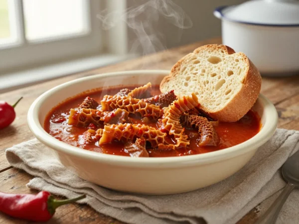 Pacalpörkölt csípősen, ahogy a vendéglőkben készül