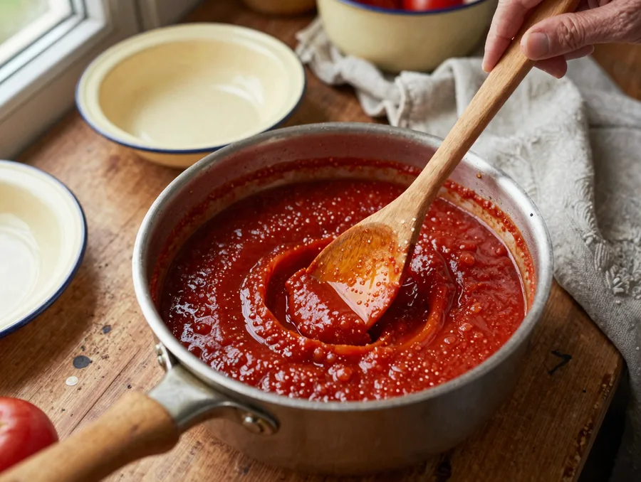 Pizza tekercs leveles tésztából, tízóraira 25 perc alatt elkészítése, 1. lépés