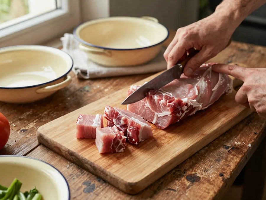 Rablóhús és saslik nyárson, grillen vagy sütőben elkészítése, 1. lépés