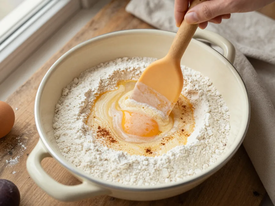 Répatorta mascarpone krémmel, puha és nem tömény elkészítése, 4. lépés