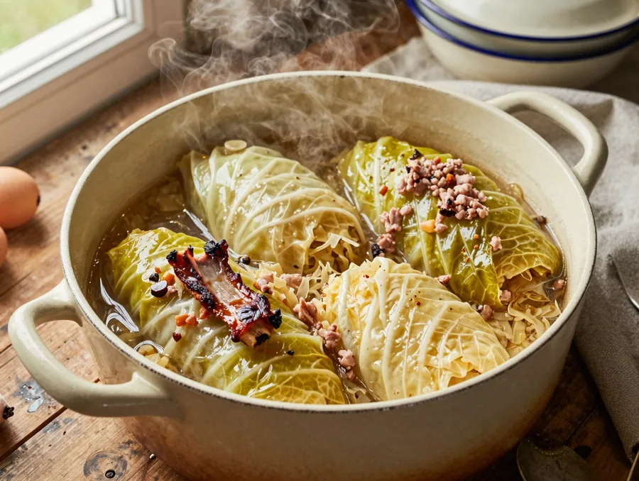 Töltött káposzta recept – ahogy a nagymamák készítették elkészítése, 7. lépés
