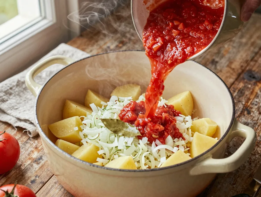 Vega töltött paprika gombás rizzsel, igazi ebédfogás elkészítése, 7. lépés